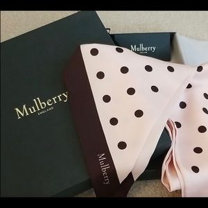 ▪︎HP▪︎🎀 Mulberry scarf polka dots
